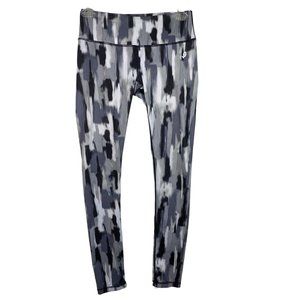 PENN Womens XS Tight Ankle Fit Dr-Motion Leggings Black Marble Classic Med Rise‎